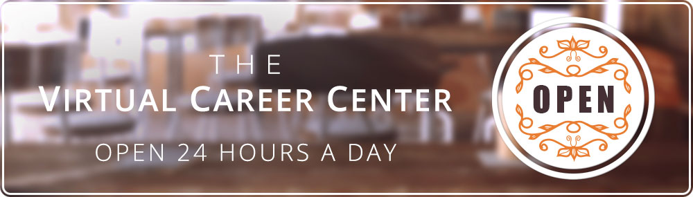 Virtual Career Center header graphic